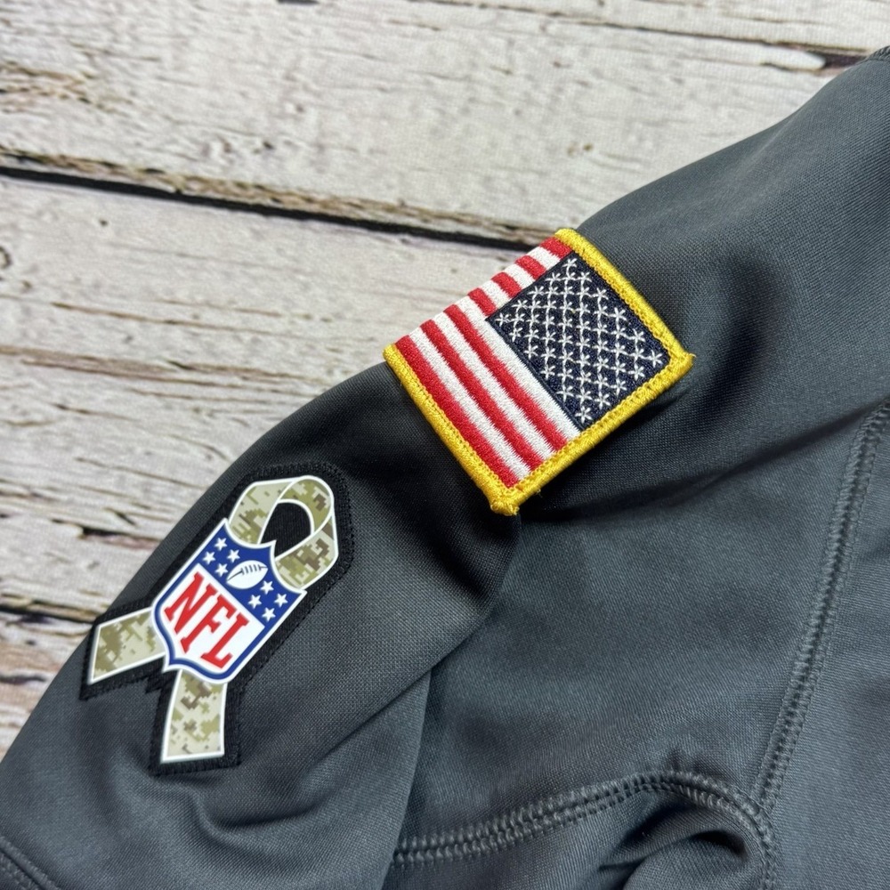 Nike Philadelphia Eagles Hoodie Mens Small Salute To Service NFL ThermaFit - Picture 3 of 7